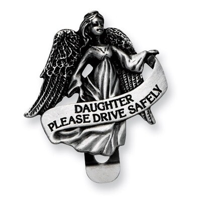 Pewter Finish Daughter Guardian Angel Visor Clip GM4181, MPN: GM4181, 785525035378