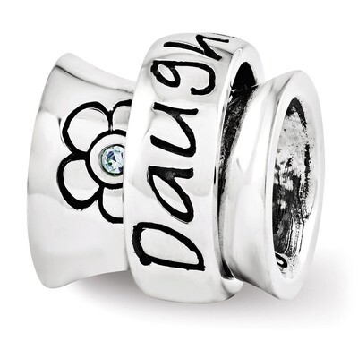 Swarovski Daughter Spinner Bead - Sterling Silver QRS3413, MPN: QRS3413, 886774964249