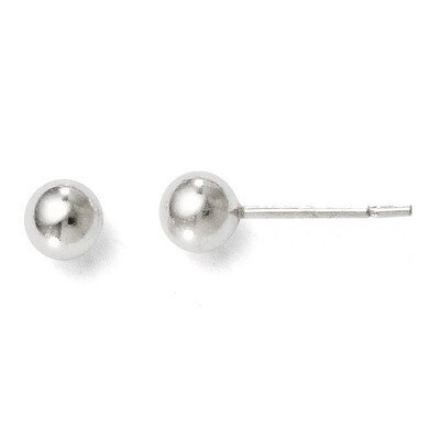 Leslie&#39;s Polished Ball Post Earrings - Sterling Silver HB-VA21, MPN: VA21, 886774570037