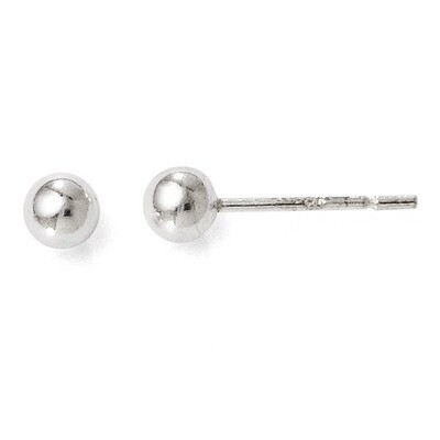 Leslie&#39;s Polished Ball Post Earrings - Sterling Silver HB-VA20, MPN: VA20, 886774570020