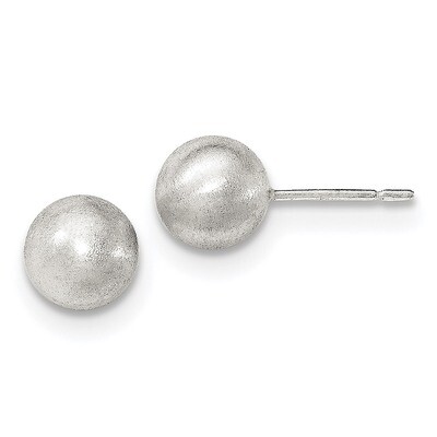 Laser-cut Post Earrings Sterling Silver Polished QE11756, MPN: QE11756, 191101230820