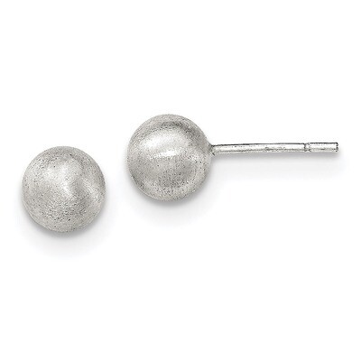 Laser-cut Post Earrings Sterling Silver Polished QE11748, MPN: QE11748, 191101073021