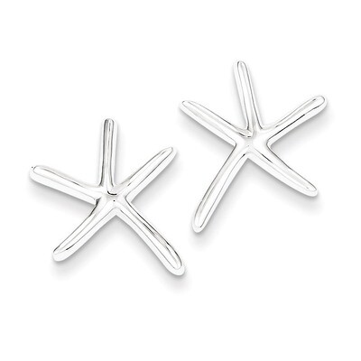 Starfish Post Earrings Sterling Silver QE6894, MPN: QE6894, 886774761084