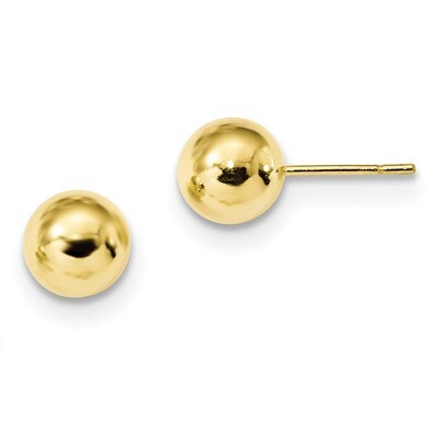 Post Earrings Sterling Silver Gold-Tone Polished QE13334, MPN: QE13334, 191101235702