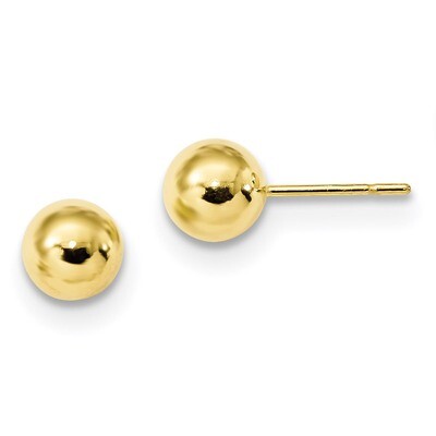Post Earrings Sterling Silver Gold-Tone Polished QE13333, MPN: QE13333, 191101234583