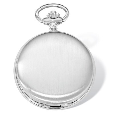 Swingtime Chrome-finish Brass Mechanical 42mm Pocket Watch XWA4664, MPN: XWA4664, 886774379067