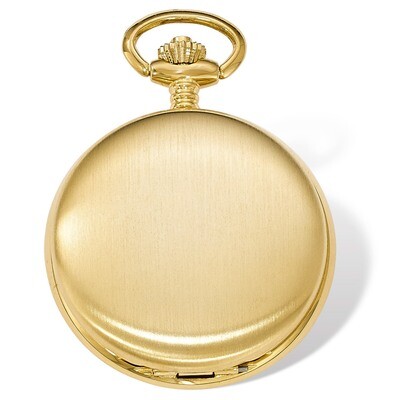 Swingtime Gold-finish Brass Mechanical 42mm Pocket Watch XWA4665, MPN: XWA4665, 886774379074