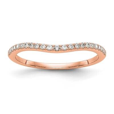 Diamond Wedding Band 14k Rose Gold RM2126B-015-RAA, MPN: RM2126B-015-RAA,