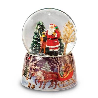 Santa and Reindeer Snow Globe GM13853, MPN: GM13853, 842970053262