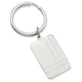 Criss Cross Pattern Engravable Key Ring KW679, MPN: KW679,