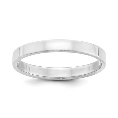 3mm Flat Sterling Silver QWFB030 Engravable, MPN: QWFB030, 886774336299