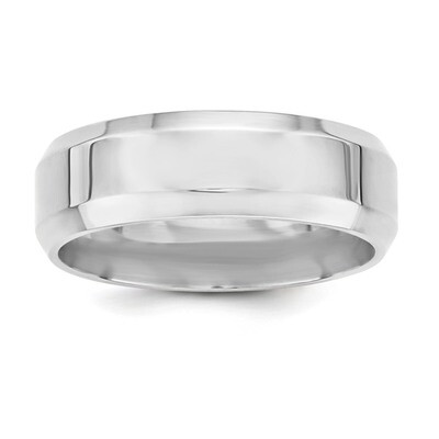 7mm Bevel Edge Sterling Silver QBEC070 Engravable, MPN: QBEC070, 886774328386