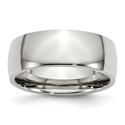 8mm Polished Band Stainless Steel SR23 Engravable, MPN: SR23, 883957736099