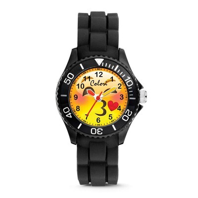 Colori Happy Smile Kissy 30mm Black Key Ring Watch Set XWA5715, MPN: XWA5715, 871932328964