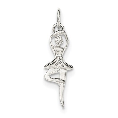 Ballerina Pendant Sterling Silver Polished QC8823, MPN: QC8823, 886774759760