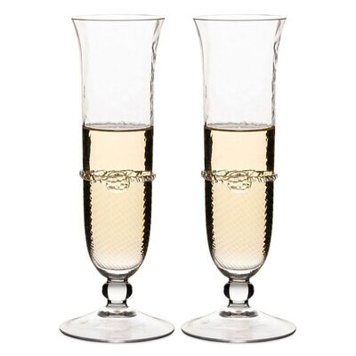 Juliska Graham Set of Two, Toasting Champagne Flutes B560D/C/S2, MPN: B560D/C/S2, 810034834614