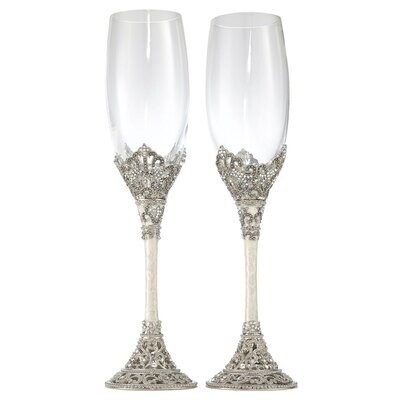 Olivia Riegel Celebration Champagne Flute Set of 2 FL3001, MPN: FL3001,