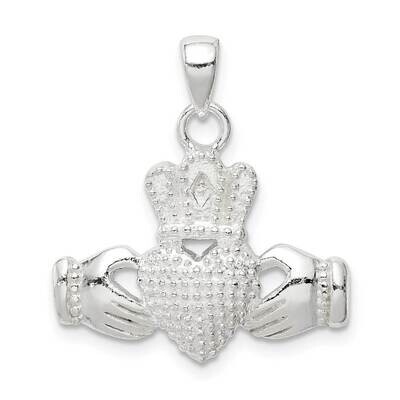 Claddagh Pendant Sterling Silver Polished QC9559, MPN: QC9559, 886774080031