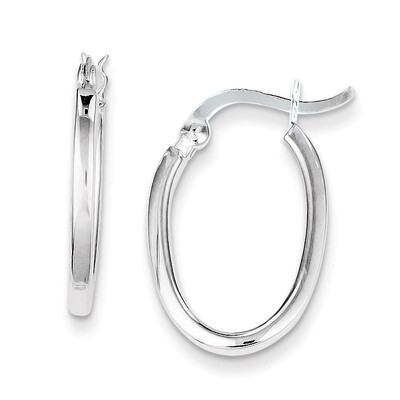Hoop Earrings Sterling Silver QE3684, MPN: QE3684, 883957927633
