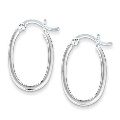 Hoop Earrings Sterling Silver QE3683, MPN: QE3683, 883957718156