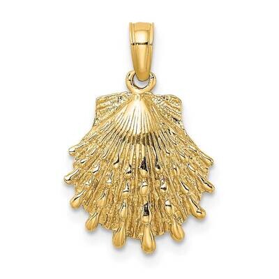 Lion&#39;S Paw Shell Charm 14k Gold K8126, MPN: K8126, 637218066926