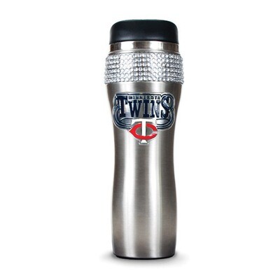 Twins Silver Jeweled 14oz Stainless Tumbler GC3979, MPN: GC3979, 89006554397
