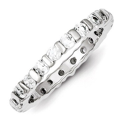 Band Sterling Silver Diamond QR1293-8, MPN: QR1293-8, 883957180168