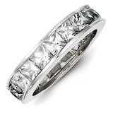 Eternity Band Sterling Silver Diamond QR1971-8, MPN: QR1971-8, 883957185262