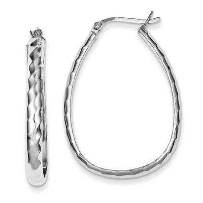 4mm Twist Hoop Earrings Sterling Silver QE6720, MPN: QE6720, 883957568485