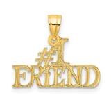 #1 Friend Charm 14k Gold K2598, MPN: K2598, 637218038329