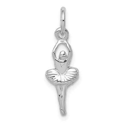 Ballerina Charm 10k White Gold 10K936, MPN: 10K936,