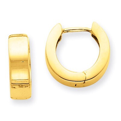 Hinged Hoop Earrings 14k Gold TM632, MPN: TM632, 869786045731