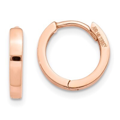 Hinged Hoop Earrings 14k Rose Gold TF761, MPN: TF761, 869786139782
