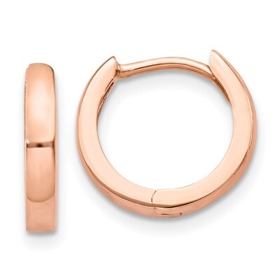 Hinged Hoop Earrings 14k Rose Gold TF763, MPN: TF763, 886774368986
