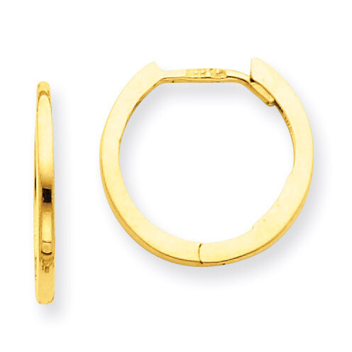 Hinged Hoop Earrings 14k Gold TM615, MPN: TM615, 886774563046