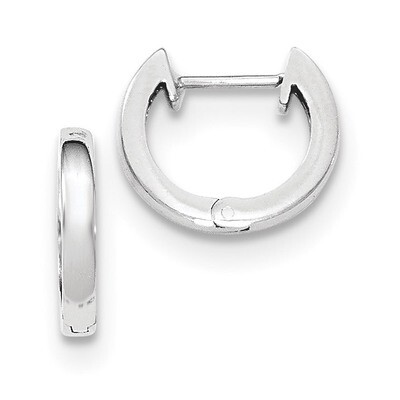 Hinged Hoop Earrings 14k white Gold TF768, MPN: TF768, 869786128533