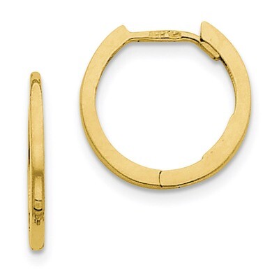 Hinged Hoop Earrings 10k Gold 10TM615, MPN: 10TM615, 191101344497