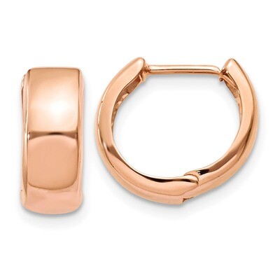 Hinged Hoop Earrings 14k Rose Gold TF766, MPN: TF766, 886774562421