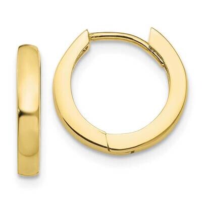 Hinged Hoop Earrings 10k Gold 10TM607, MPN: 10TM607, 191101565229
