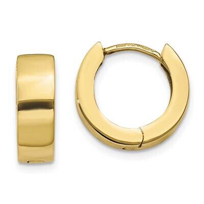 Hinged Hoop Earrings 10k Gold 10TM632, MPN: 10TM632, 191101565175