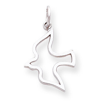 DOVE CHARM 10k White Gold 10WC43, MPN: 10WC43, 886774085630