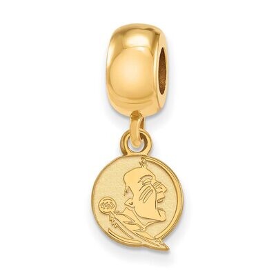 Florida State University Bead Charm x-Small Dangle Gold-plated Silver GP056FSU, MPN: GP056FSU, 8867…