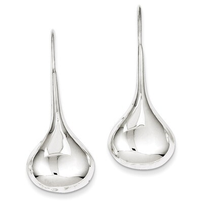 French Wire Dangle Earrings Sterling Silver QE133, MPN: QE133, 883957922041