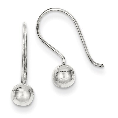 5mm Ball Earrings Sterling Silver QE3482, MPN: QE3482, 883957927015