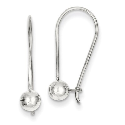 5mm Ball Earrings Sterling Silver QE3478, MPN: QE3478, 883957926971
