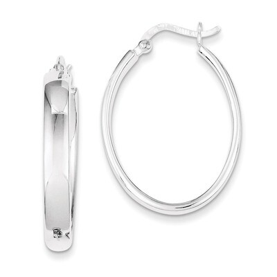 Hoop Earrings Sterling Silver QE3681, MPN: QE3681, 883957927619