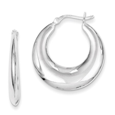 Hoop Earrings Sterling Silver QE4738, MPN: QE4738, 883957933351