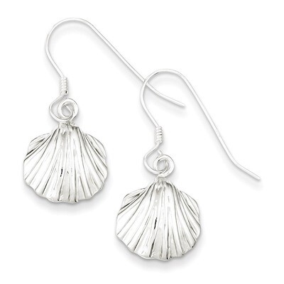 Shell Earrings Sterling Silver QE87, MPN: QE87, 883957941141