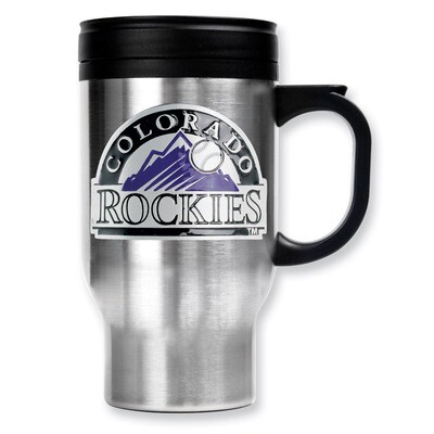 Colorado Rockies 16oz Stainless Steel Travel Mug GC908, MPN: GC908, 89006606591