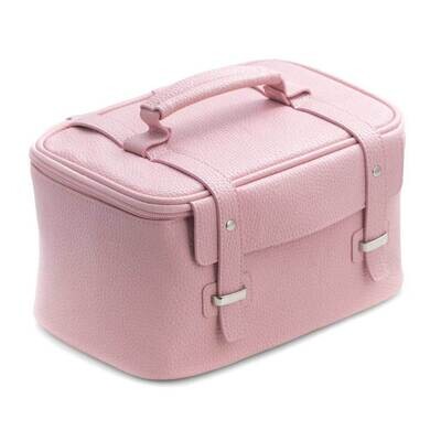 Light Pink Leatherette Travel Makeup Case GM21284, MPN: GM21284, 797140502647